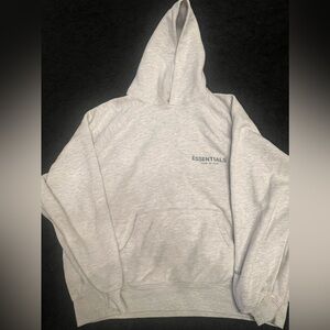Essentials hoodie Heather Gray 100% authentic